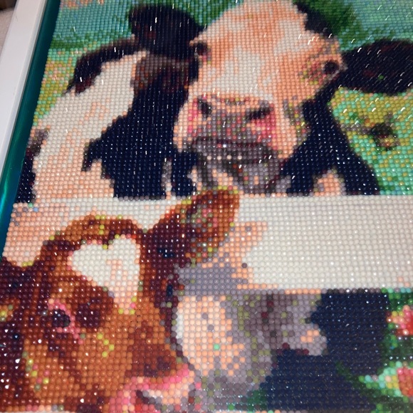 Cow diamond bead art - Picture 2 of 6